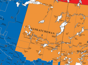 A Map of the Desnethe-Missinippi Churchill River area. Courtesy Elections Canada